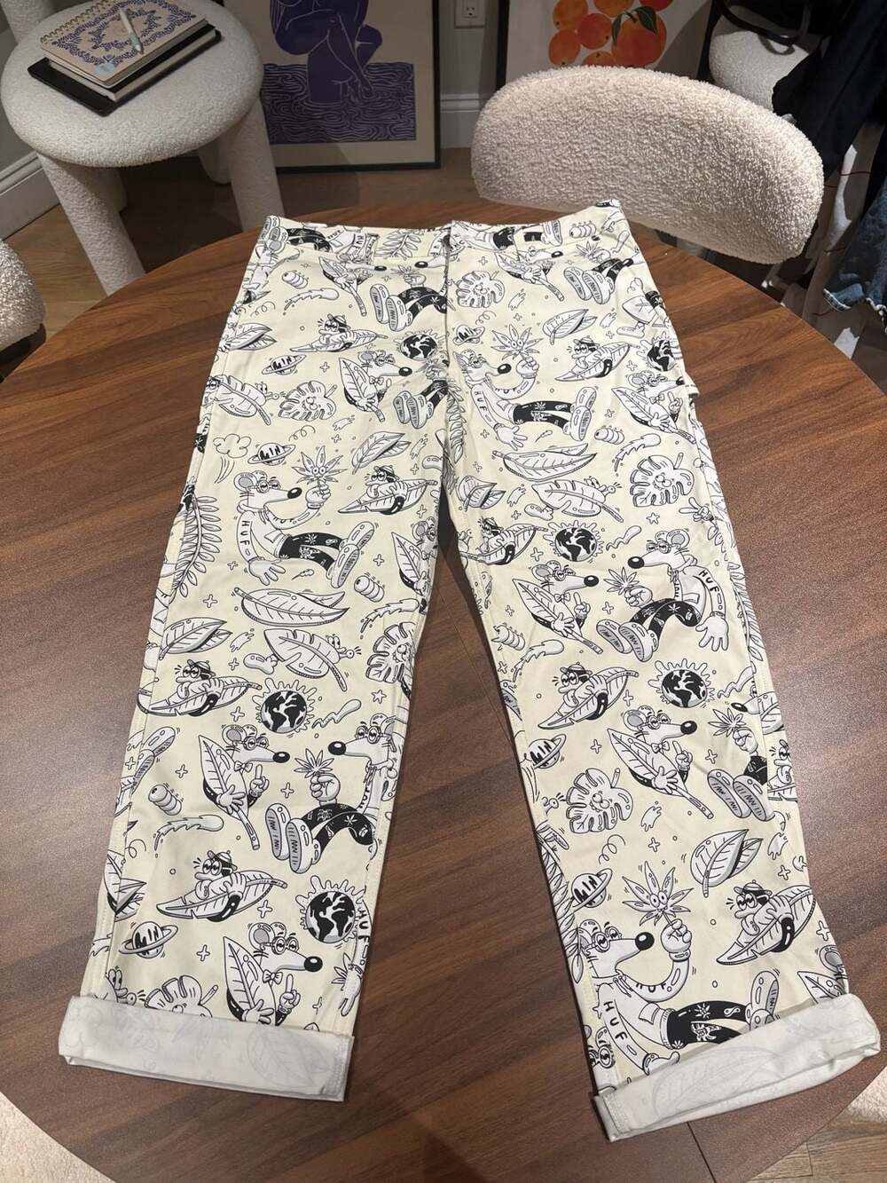 HUF x Steven Harrington Painter Pants size 32